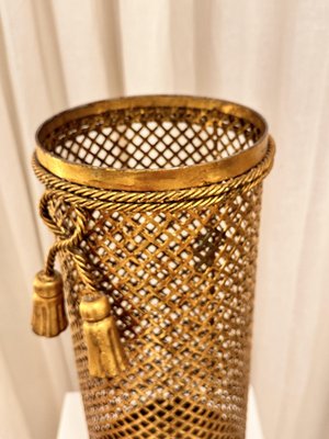 Mid-Century Gold Color Umbrella Stand by Li Puma, 1960s-NOT-1806248