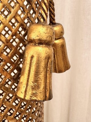 Mid-Century Gold Color Umbrella Stand by Li Puma, 1960s-NOT-1806248