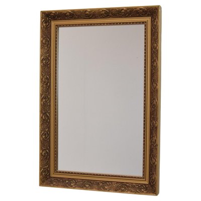 Mid-Century Gold Frame Mirror, 1960s-TZ-1413934