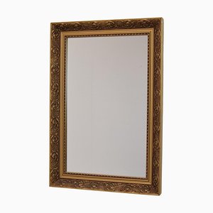 Mid-Century Gold Frame Mirror, 1960s-TZ-1413934