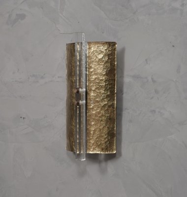 Mid-Century Gold Murano Glass Wall Light, 1990s-UH-1703723