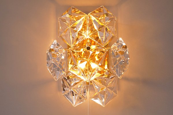 Mid-Century Gold-Plated Wall Sconce from Kinkeldey-KIJ-1345009