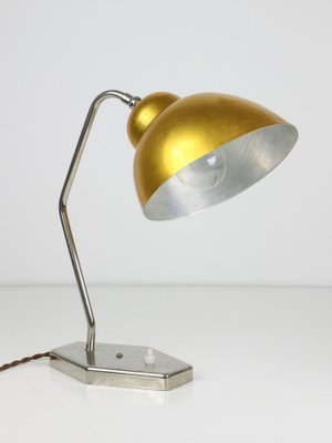 Mid-Century Gold Table Lamp, 1960s-HGJ-1123736