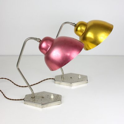 Mid-Century Gold Table Lamp, 1960s-HGJ-1123736