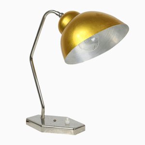 Mid-Century Gold Table Lamp, 1960s-HGJ-1123736