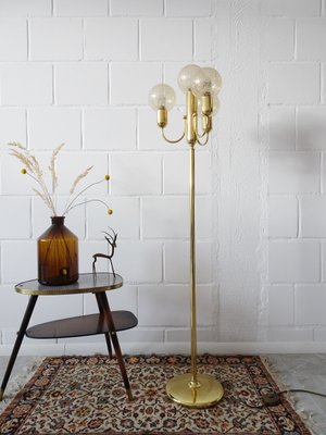 Mid-Century Golden Floor Lamp from Sölken Leuchten-BLG-787244