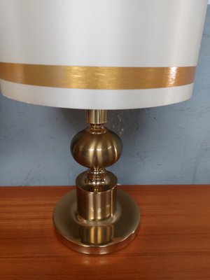 Mid-Century Golden Table Lamps, 1970s, Set of 2-AIF-1795940