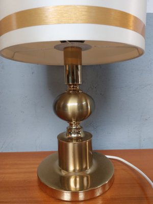 Mid-Century Golden Table Lamps, 1970s, Set of 2-AIF-1795940