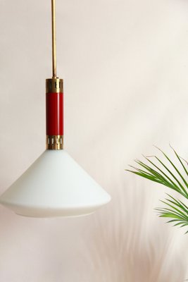 Mid-Century Grazia Ceiling Lamp from Stilnovo, Italy, 1950s-HUY-1124576