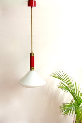 Mid-Century Grazia Ceiling Lamp from Stilnovo, Italy, 1950s-HUY-1124576