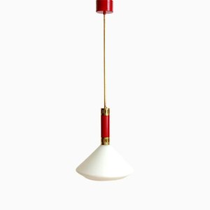 Mid-Century Grazia Ceiling Lamp from Stilnovo, Italy, 1950s-HUY-1124576