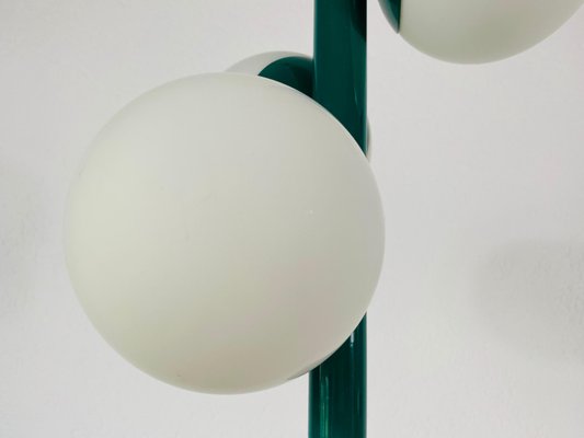 Mid-Century Green 3-Arm Chandelier from Kaiser Leuchten, Germany, 1960s-PUK-699864