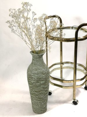 Mid-Century Green Ceramic Floor Vase from Pesthidegkúti, 1970s-UWE-1427590