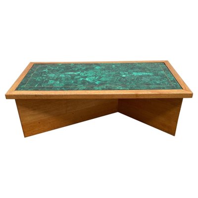 Mid-Century Green Coffee Table-FGA-984201