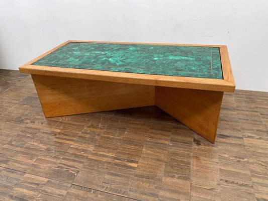 Mid-Century Green Coffee Table-FGA-984201