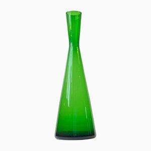 Mid-Century Green Diablo Glass Vase by Per Lütken for Holmegaard, 1960s-LCR-1447258