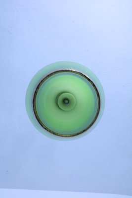 Mid-Century Green Glass Ceiling Lamp-SXX-853349