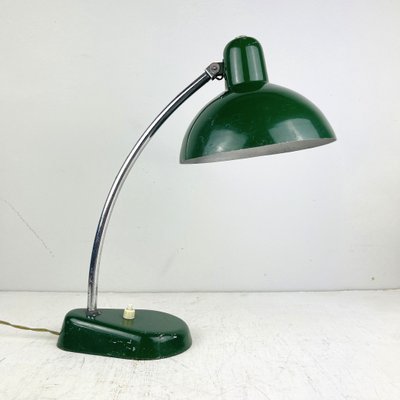 Mid-Century Green Metal Ministerial Desk Lamp from A. R. Torino, Italy, 1950s-WQC-961043