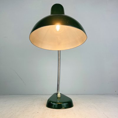 Mid-Century Green Metal Ministerial Desk Lamp from A. R. Torino, Italy, 1950s-WQC-961043