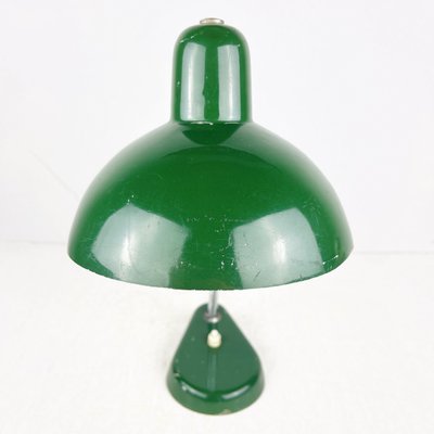 Mid-Century Green Metal Ministerial Desk Lamp from A. R. Torino, Italy, 1950s-WQC-961043