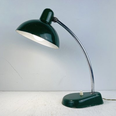 Mid-Century Green Metal Ministerial Desk Lamp from A. R. Torino, Italy, 1950s-WQC-961043