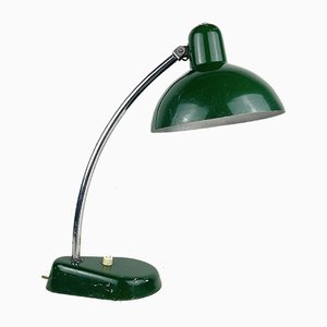 Mid-Century Green Metal Ministerial Desk Lamp from A. R. Torino, Italy, 1950s-WQC-961043