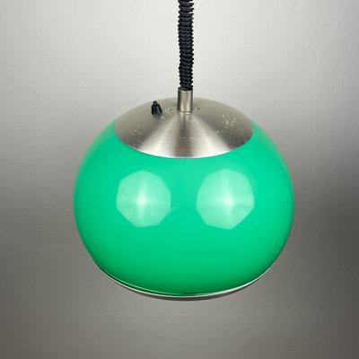 Mid-Century Green Plastic Pendant Lamp from Stilux Milano, 1972-WQC-2020136