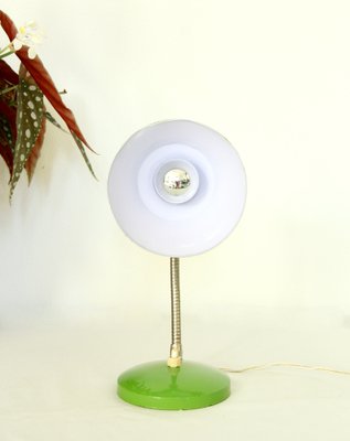 Mid-Century Green Table Lamp, Italy, 1950s-HUY-1749000