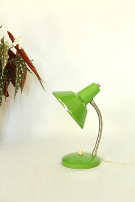 Mid-Century Green Table Lamp, Italy, 1950s-HUY-1749000