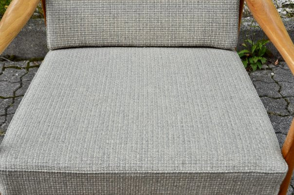 Mid-Century Grey Wool Easy Chair from Wilhelm Knoll Antimott, 1960s, Set of 2-UF-1373149