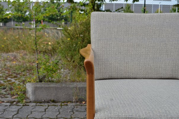 Mid-Century Grey Wool Easy Chair from Wilhelm Knoll Antimott, 1960s, Set of 2-UF-1373149