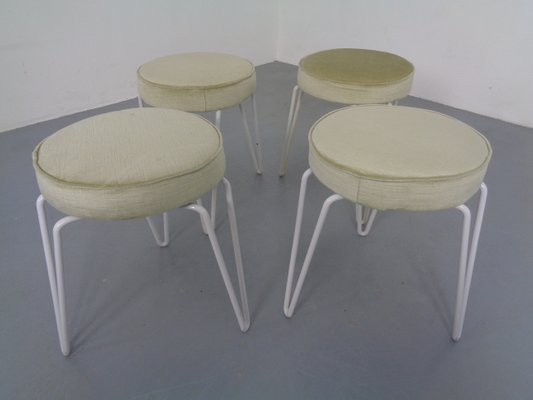 Mid-Century Hairpin Stools, 1960s, Set of 4-RDW-912654