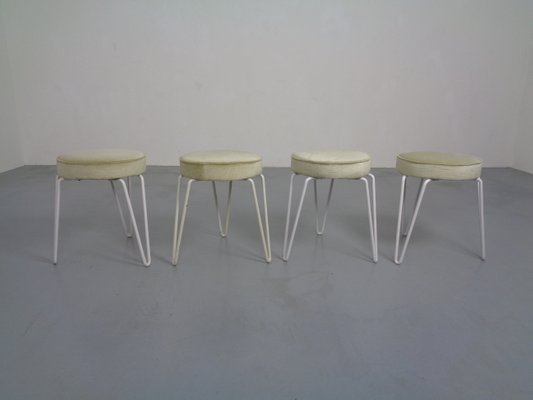 Mid-Century Hairpin Stools, 1960s, Set of 4-RDW-912654