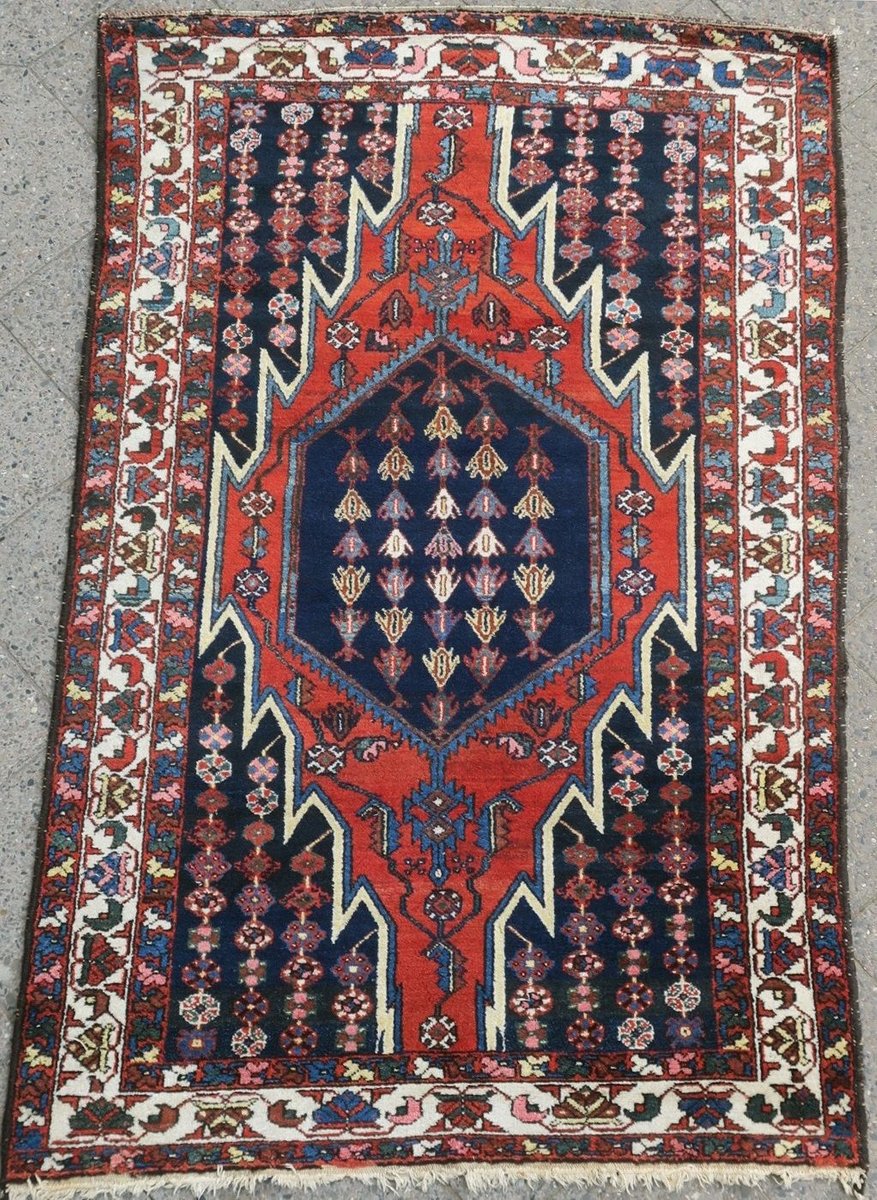 Mid-Century Hand-Knotted Rug