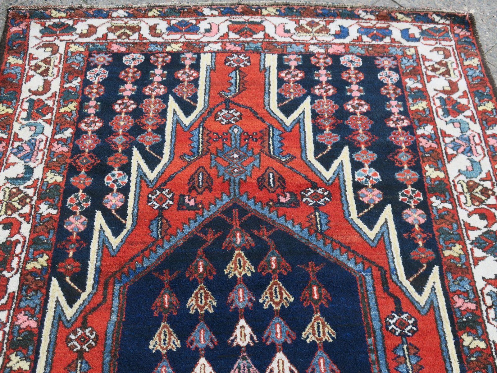 Mid-Century Hand-Knotted Rug