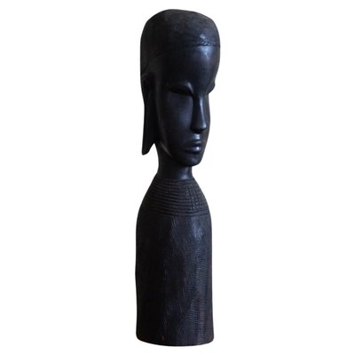 Mid-Century Handcrafted African Wooden Sculpture, 1950s-MXF-1777439