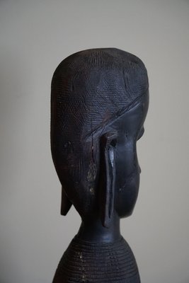 Mid-Century Handcrafted African Wooden Sculpture, 1950s-MXF-1777439