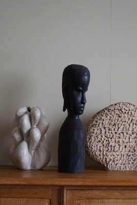 Mid-Century Handcrafted African Wooden Sculpture, 1950s-MXF-1777439