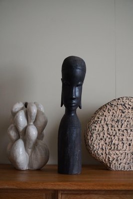 Mid-Century Handcrafted African Wooden Sculpture, 1950s-MXF-1777439