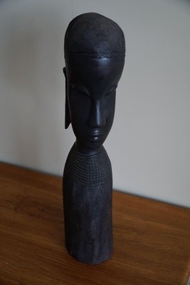 Mid-Century Handcrafted African Wooden Sculpture, 1950s-MXF-1777439