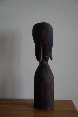 Mid-Century Handcrafted African Wooden Sculpture, 1950s-MXF-1777439