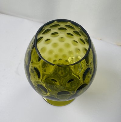 Mid-Century Handcrafted Murano Glass Vase in the Style of Ercole Barovier-TKI-950927