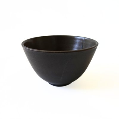 Mid-Century Handmade Brown Ceramic Bowl from Wallåkra, Sweden-JKV-1786120