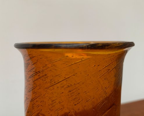 Mid-Century Handmade Glass Vase-UAH-1107499