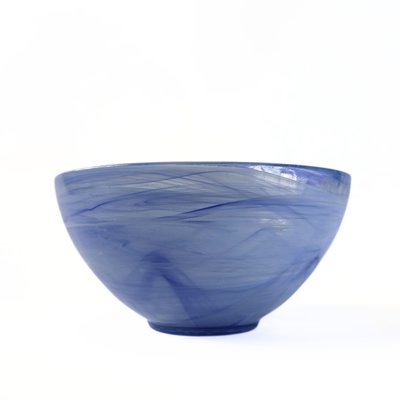 Mid-Century Handmade Light Blue Bowl from Kosta, Sweden-JKV-1786094