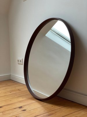 Mid-Century Handmade Teak Mirror-WSA-1123420