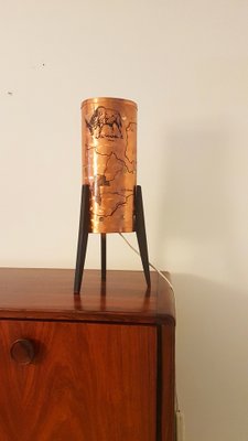 Mid-Century Handmade Tripod Lamp, Zambia, 1950s-LDW-1133719