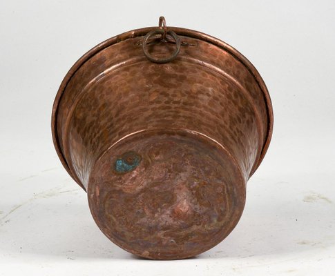 Mid-Century Heavy Copper Pottola Pan-RAQ-1418530