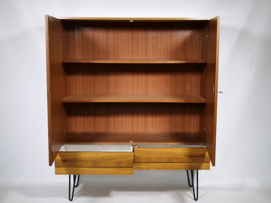 Mid-Century Highboard in Walnut by Otto Schmidt, 1960s-LVS-1750064