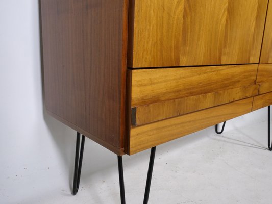 Mid-Century Highboard in Walnut by Otto Schmidt, 1960s-LVS-1750064